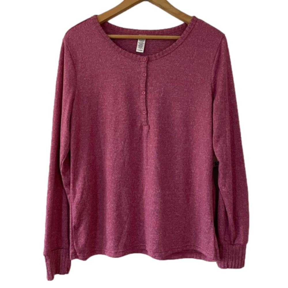 New George Pink Long Sleeved Top- Size Large bin 3D